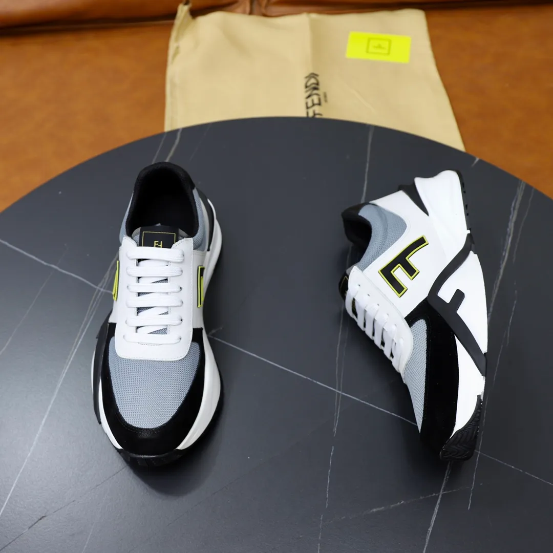 Men's men's shoes 290🔥Brand: FENDI Size: 38-44 (45, 46 customized) Grade: Original quality High version Material: Imported cowhide ➕ High-quality and comfortable lining Original lightweight non-slip outsole Style category: Travel Fashion casual shoes Versatile trend